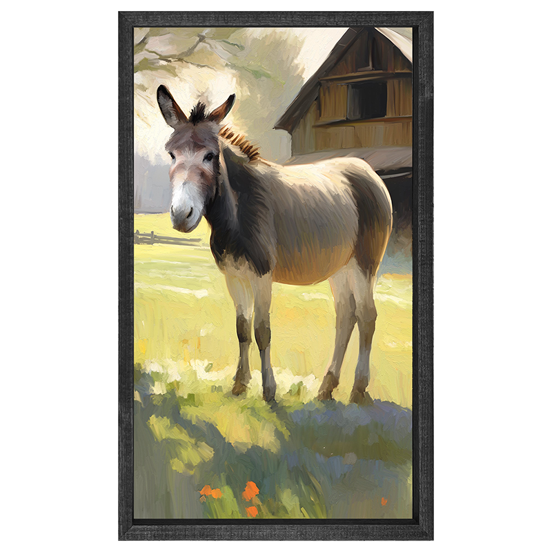 Barn Donkey - Vertical Frame