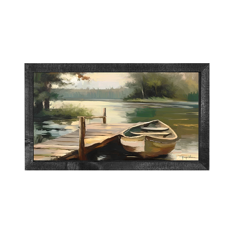 Dockside View - Horizontal Frame