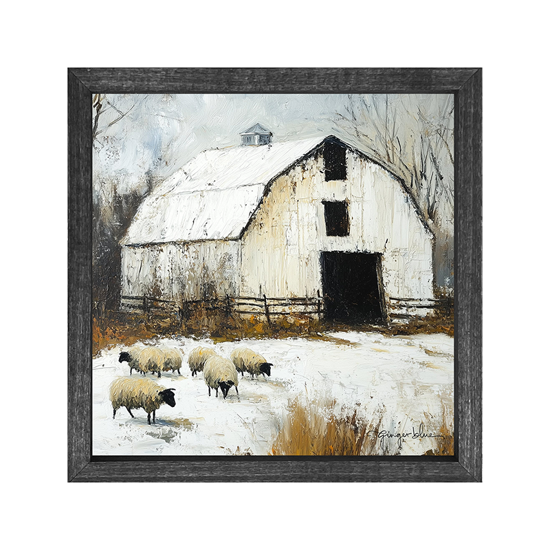 Sheep in Winter