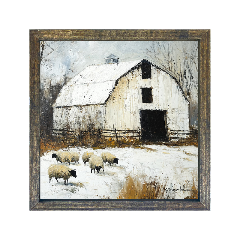 Sheep in Winter