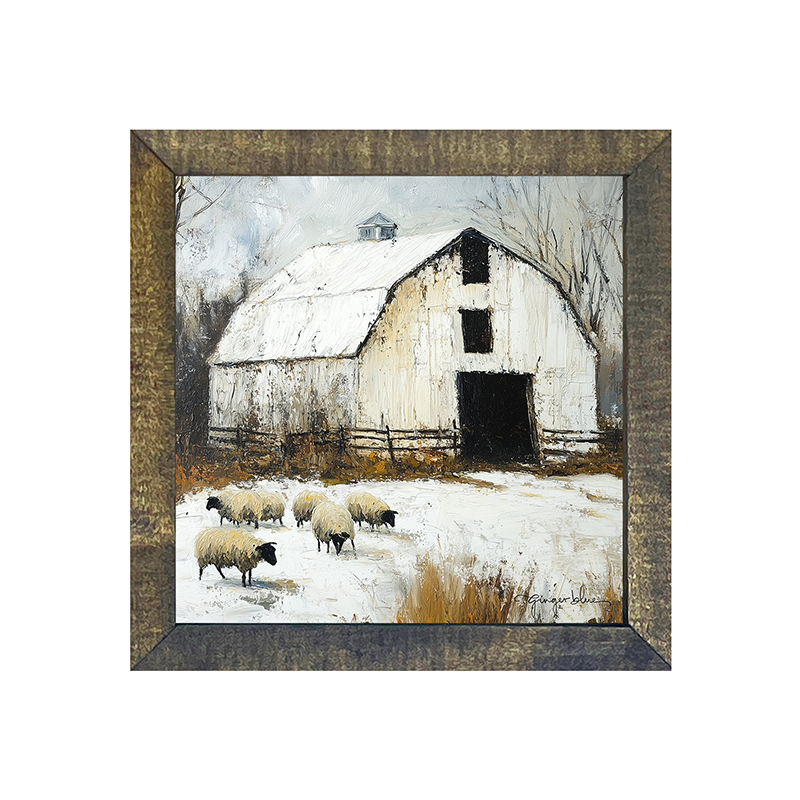 Sheep in Winter