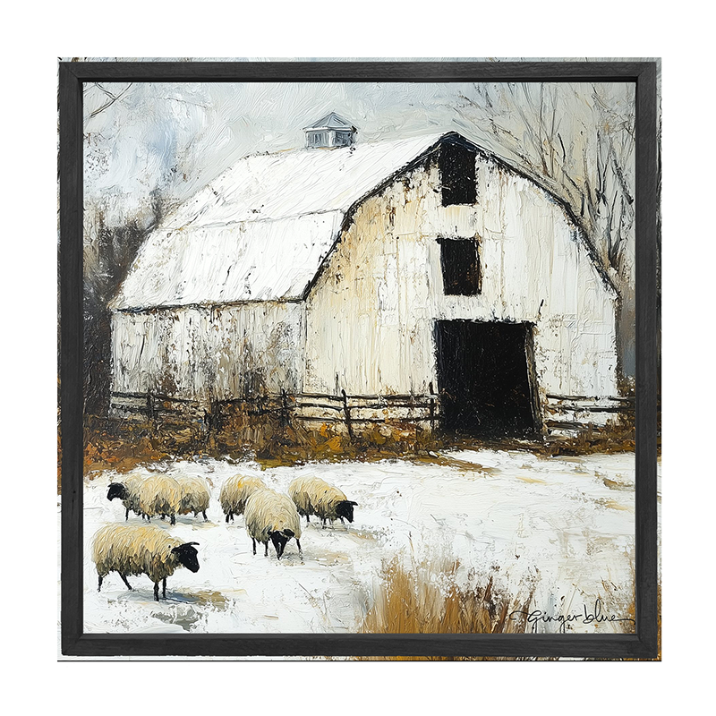 Sheep in Winter