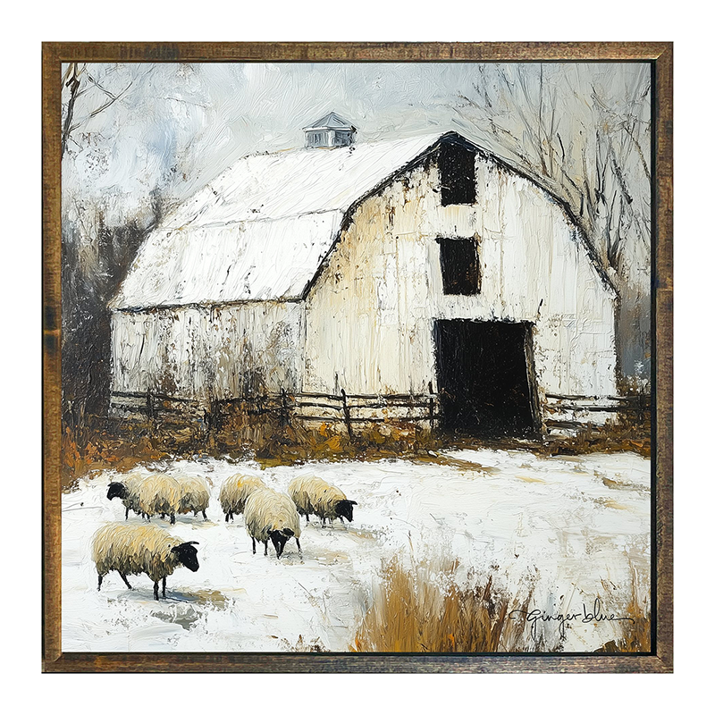 Sheep in Winter