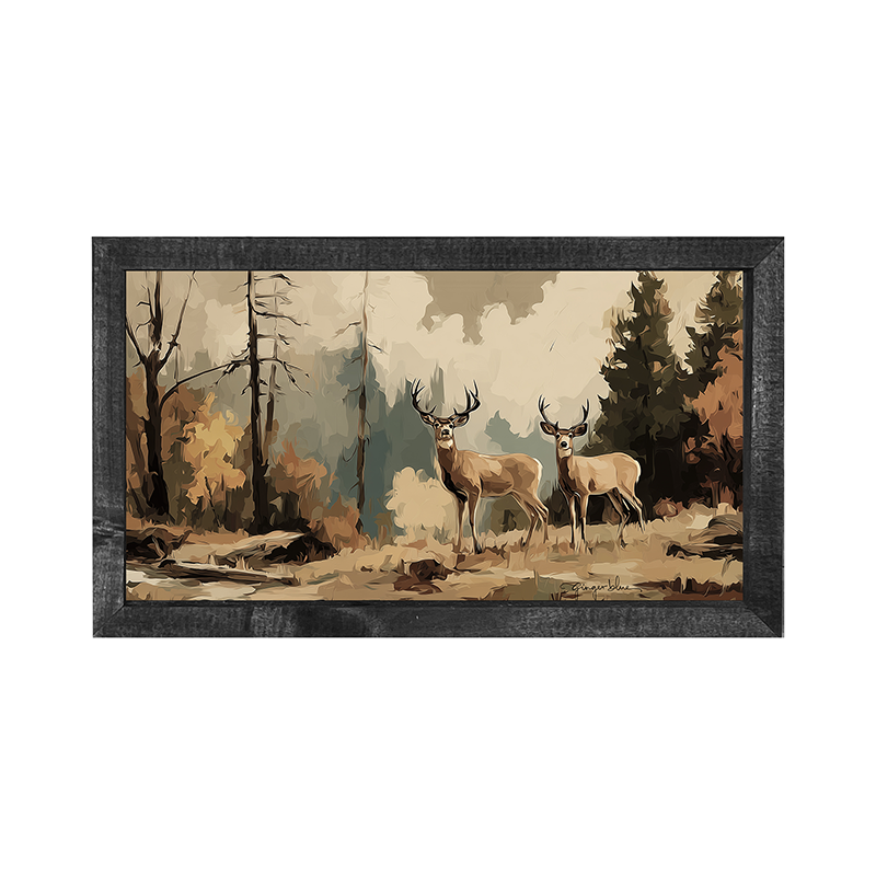 Adirondack Deer - Horizontal Frame
