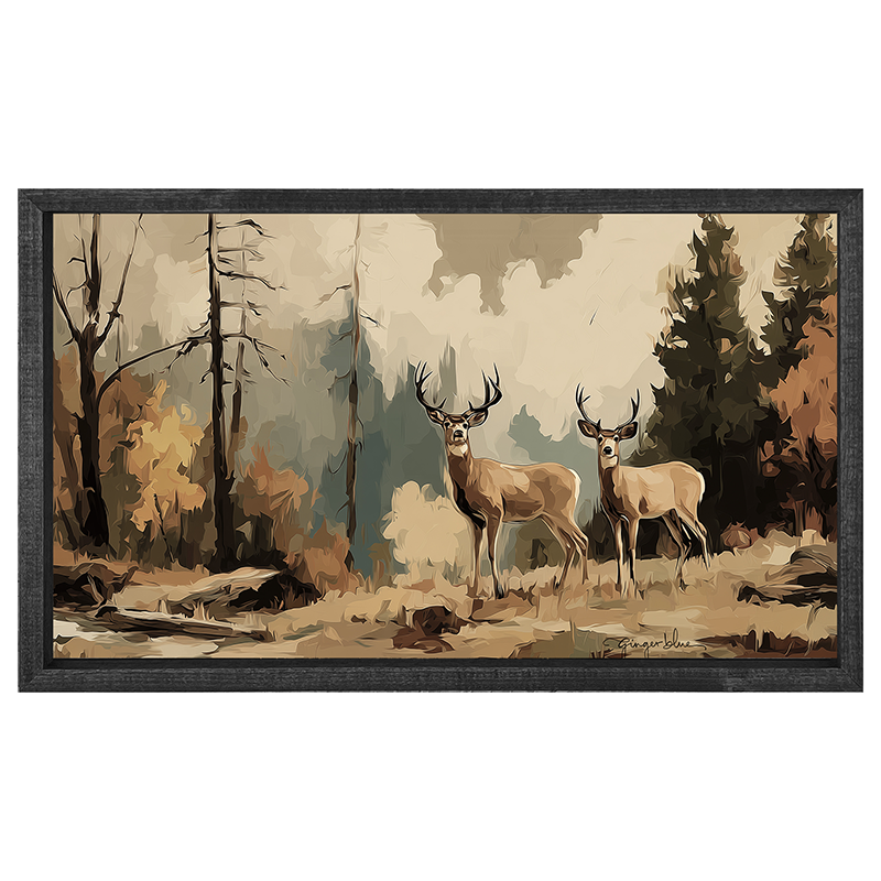 Adirondack Deer - Horizontal Frame