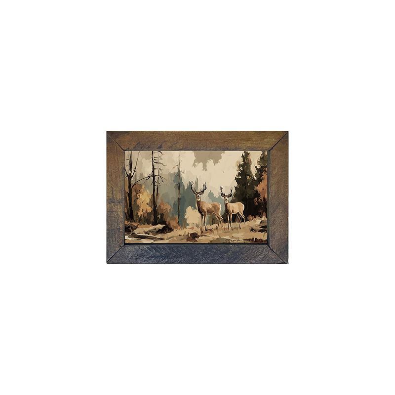 Adirondack Deer - Horizontal Frame