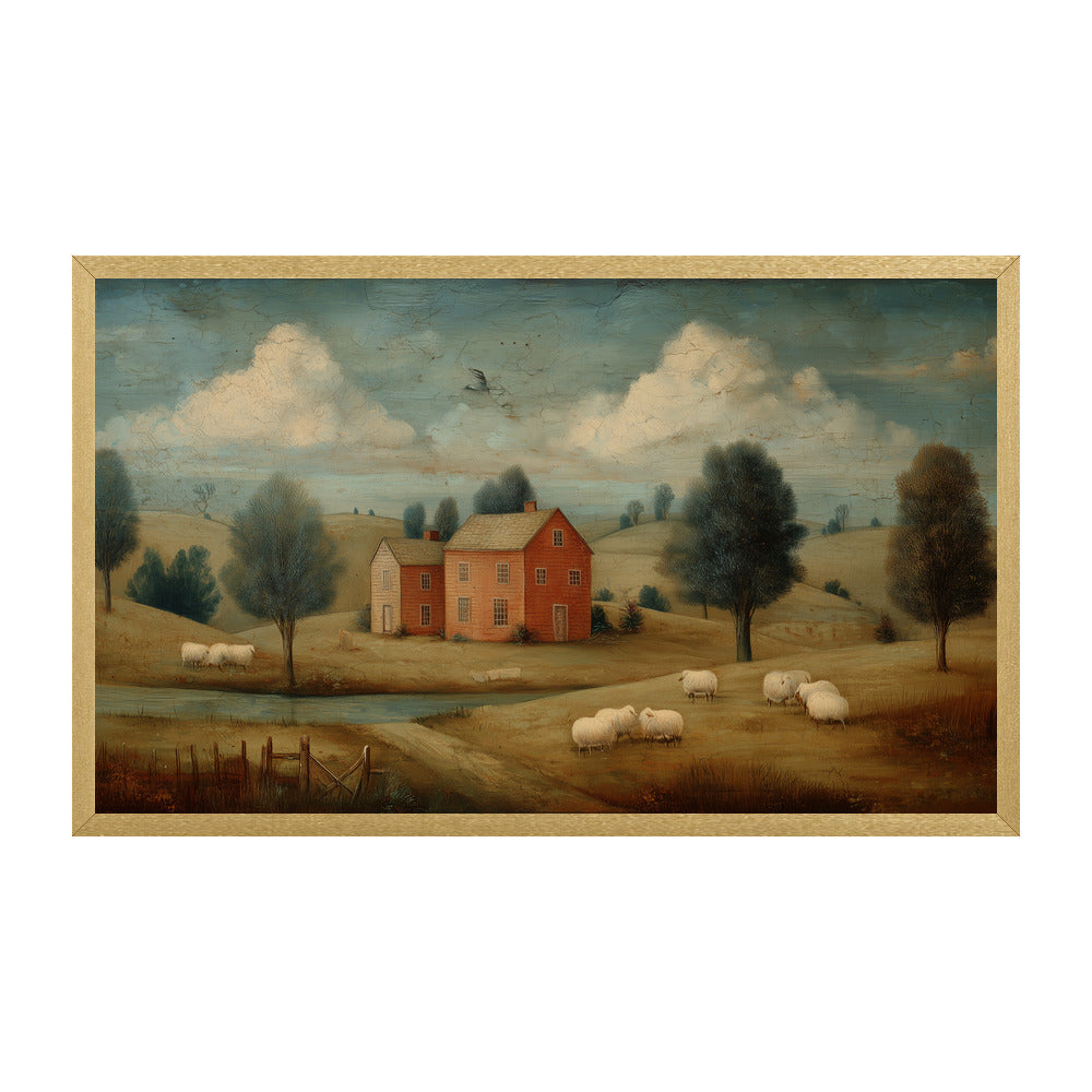 HG-1143 in Metallic Gold Gallery Frame, H3