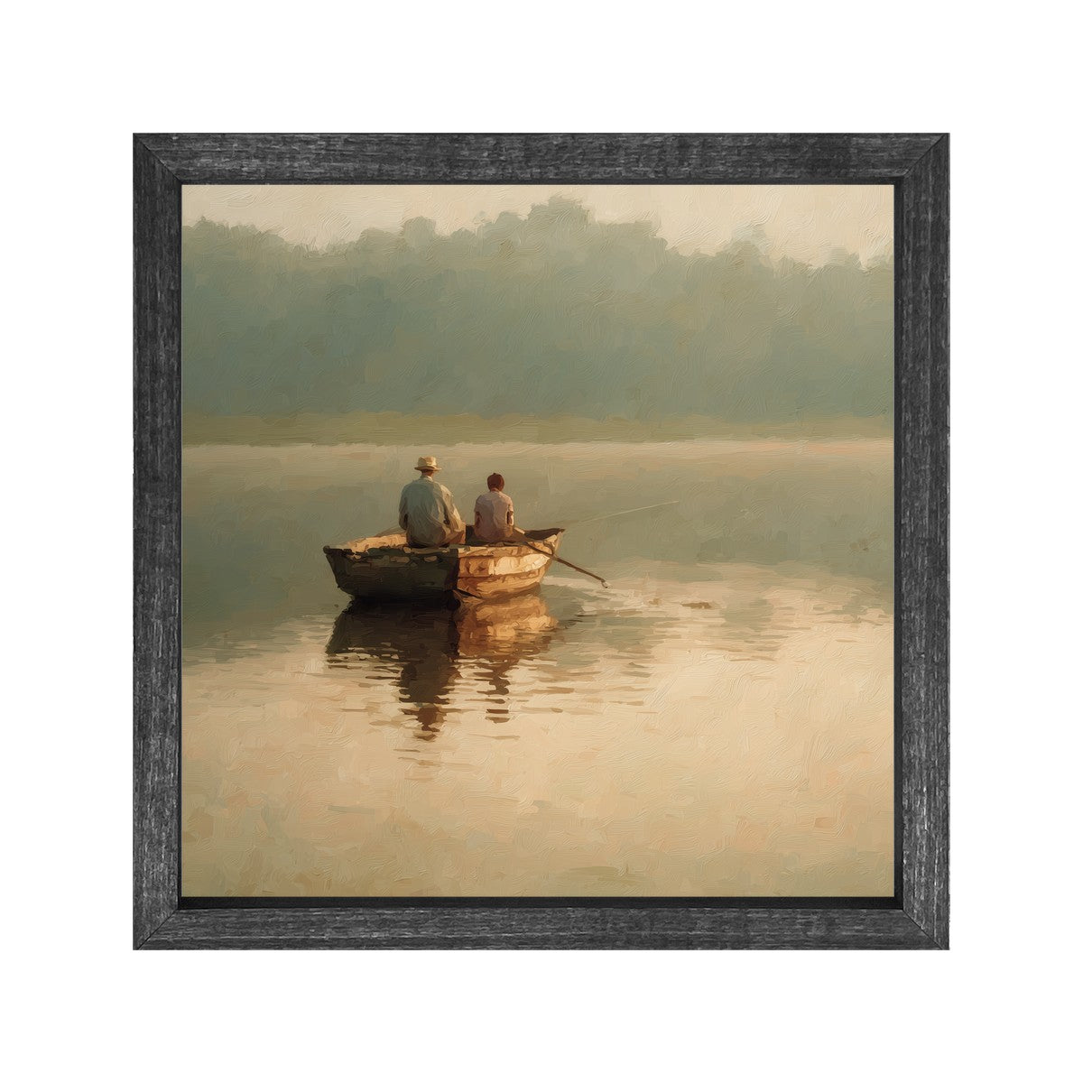 Morning on the Lake - Square Frame