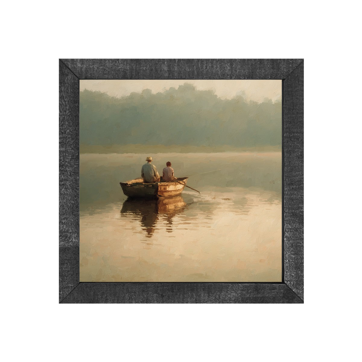 Morning on the Lake - Square Frame