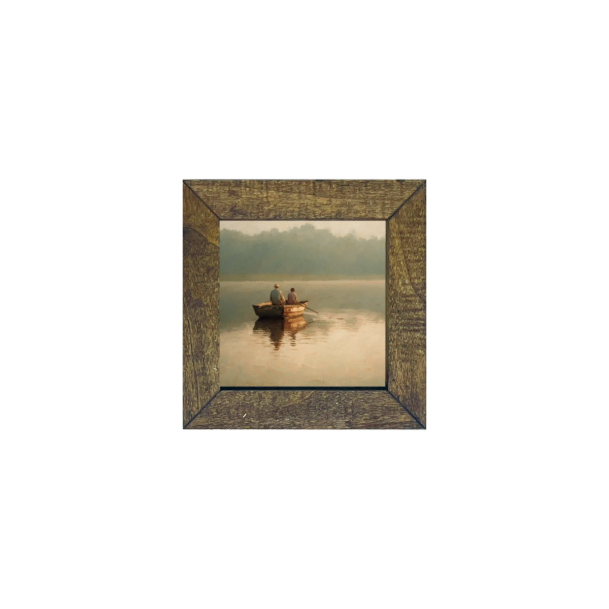 Morning on the Lake - Square Frame