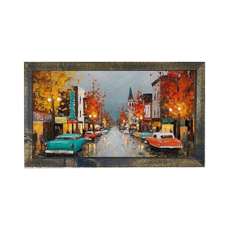 Hudson Valley Village - Autumn Memories - Horizontal Frame