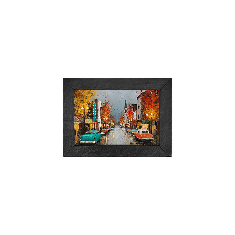 Hudson Valley Village - Autumn Memories - Horizontal Frame