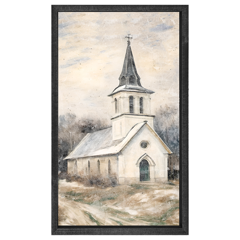 Winter Church 4 - Vertical Frame