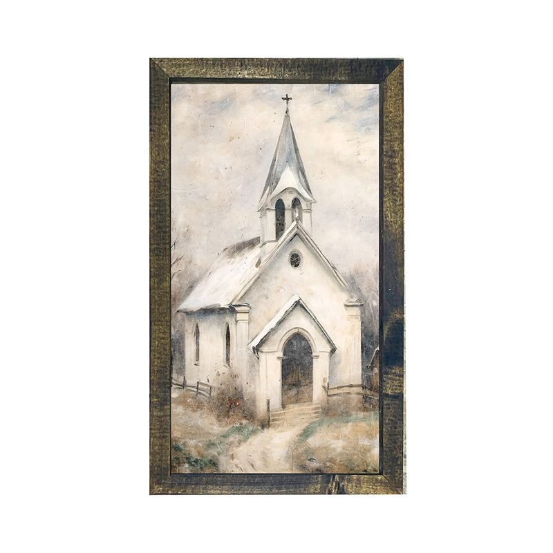 Winter Church 5 - Vertical Frame