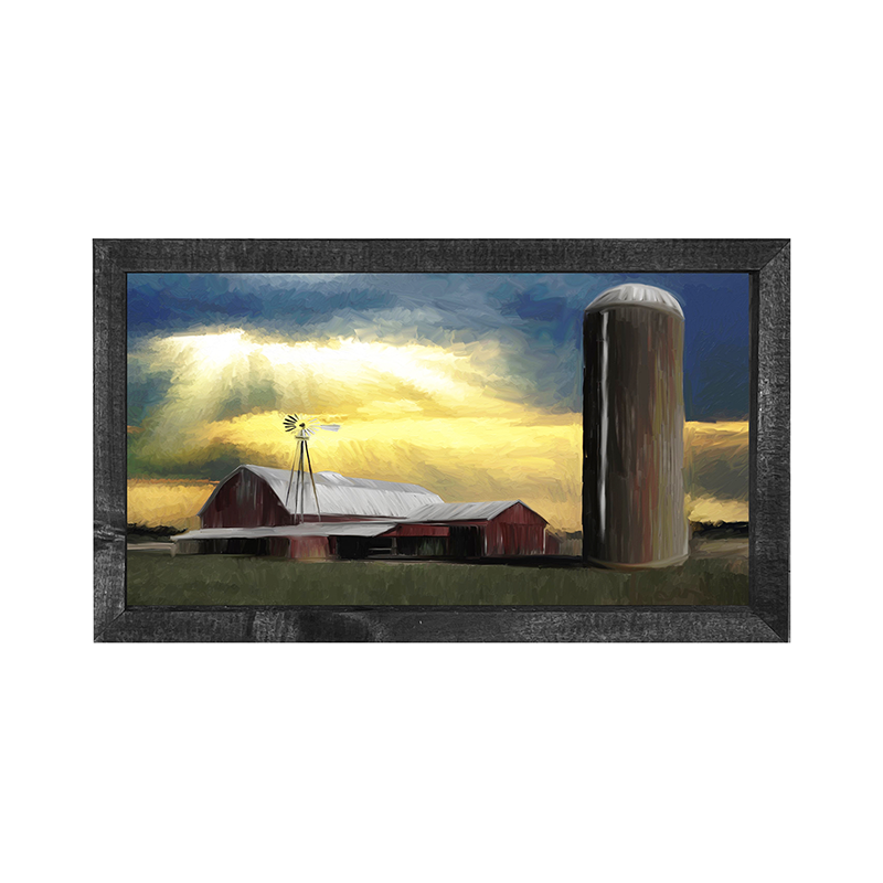 Sunset at the farm