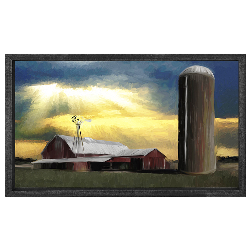 Sunset at the farm
