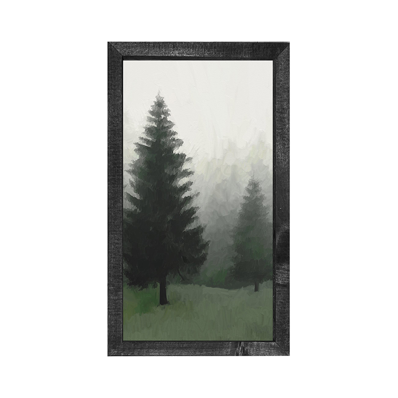 Fog in the forest vertical 2