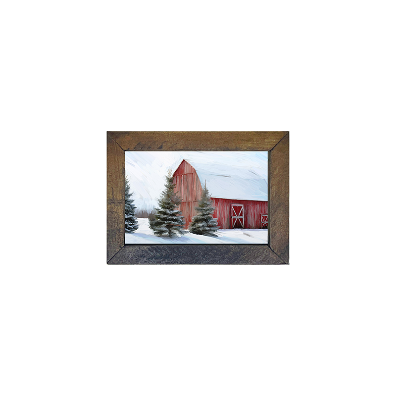 Barn with Trees Horizontal