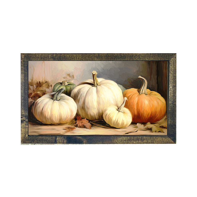 A group of pumpkins - Horizontal Frame