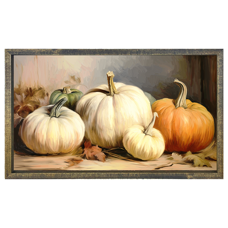 A group of pumpkins - Horizontal Frame