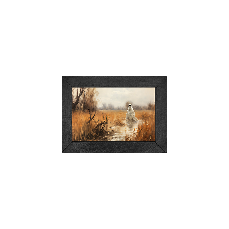 Ghost on a pathway - Horizontal Frame