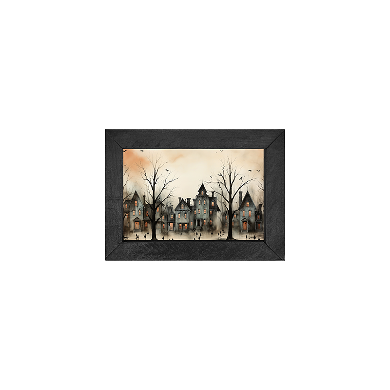 Spooky village - Vertical Frame