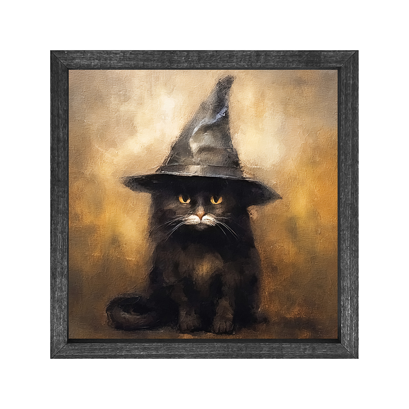 Cat with Witch hat