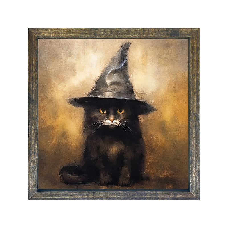 Cat with Witch hat