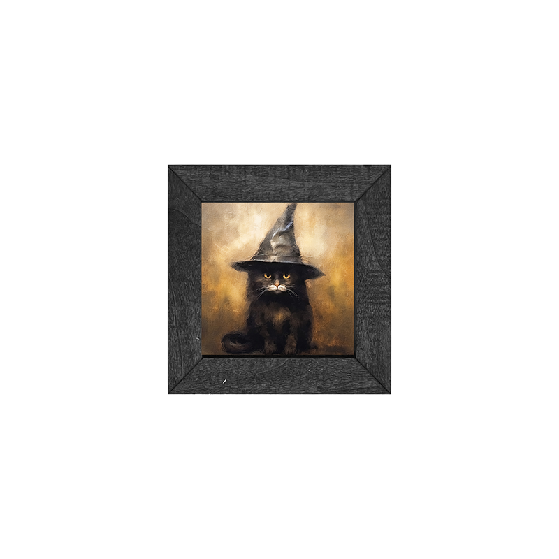 Cat with Witch hat