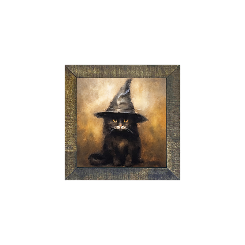 Cat with Witch hat