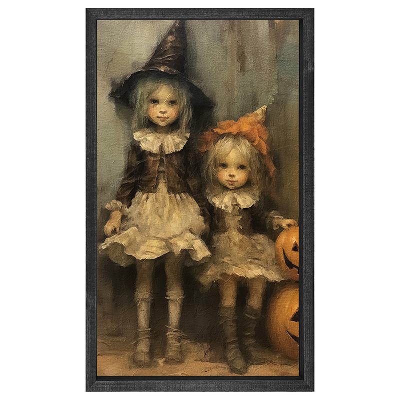 Witchy Duo - Vertical Frame