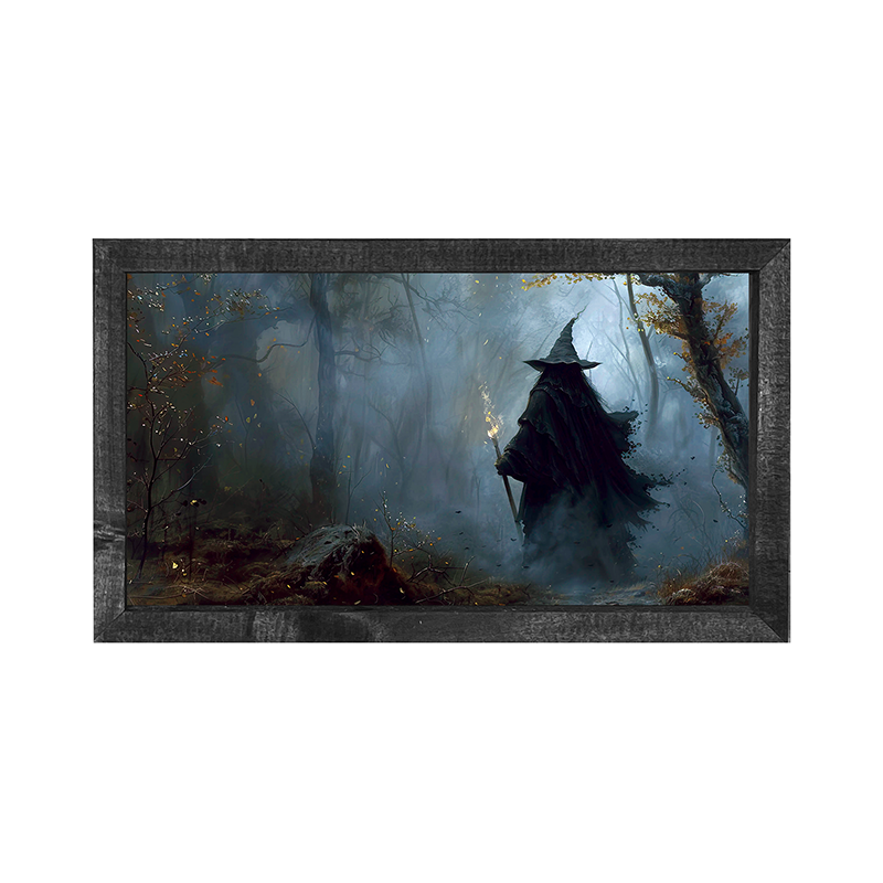 Foggy Night Witch - Horizontal Frame