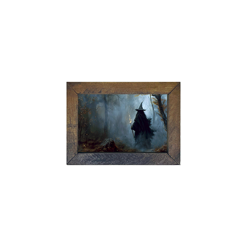 Foggy Night Witch - Horizontal Frame