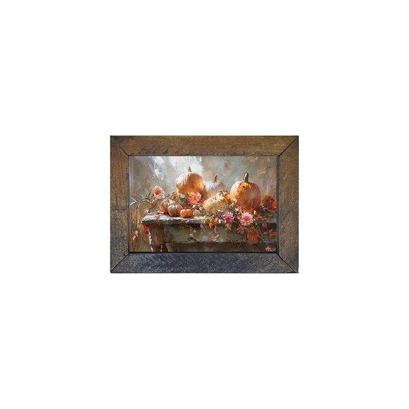 Farm Table Pumpkins - Horizontal Frame