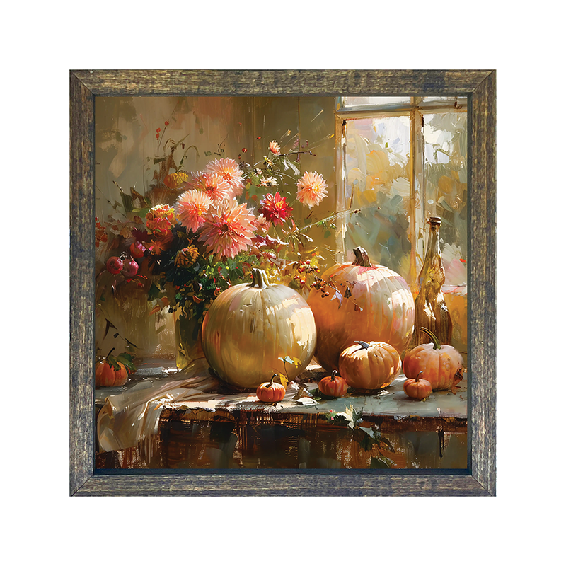 Farm Window Pumpkins