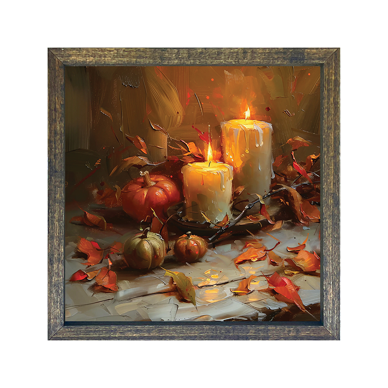 Candles and Pumpkins