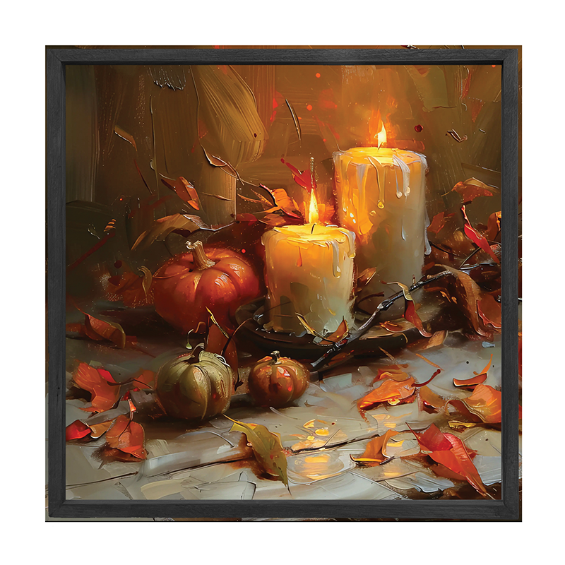 Candles and Pumpkins