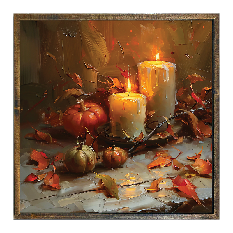 Candles and Pumpkins