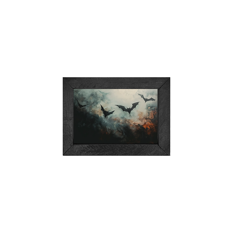 Bats in the moonlight - Horizontal Frame