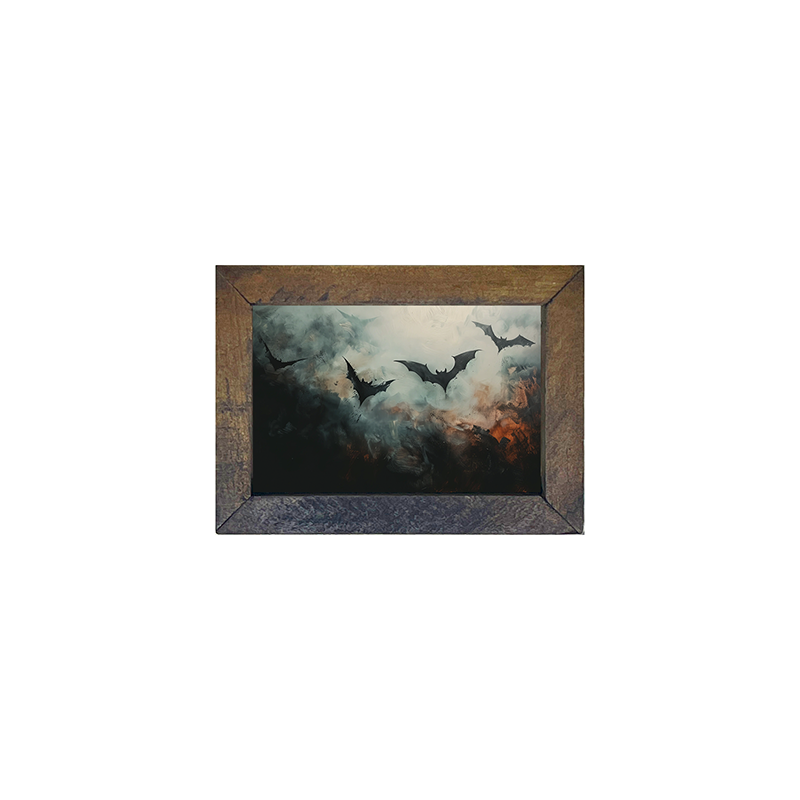 Bats in the moonlight - Horizontal Frame