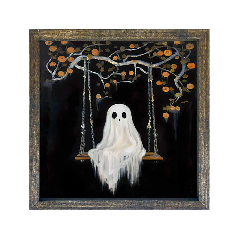 Ghost on a swing