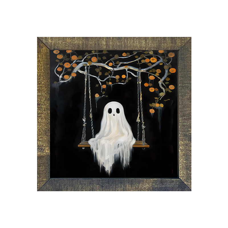 Ghost on a swing