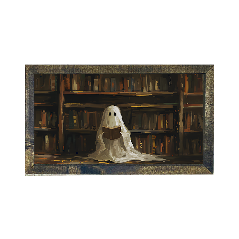 Library Ghost - Horizontal Frame