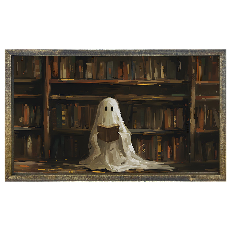 Library Ghost - Horizontal Frame