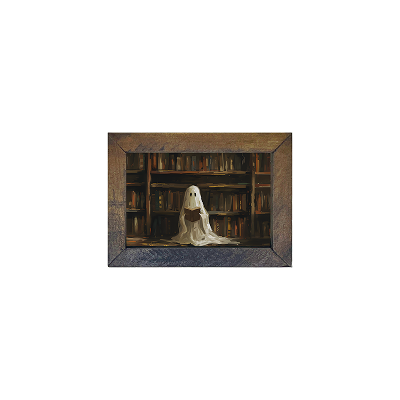 Library Ghost - Horizontal Frame