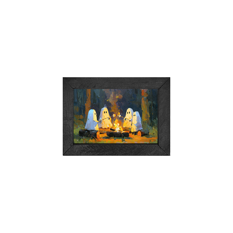 Ghosts Roasting Marshmallows - Horizontal Frame
