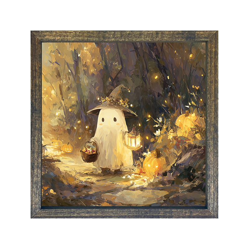 Halloween Friends - Ghost on Path