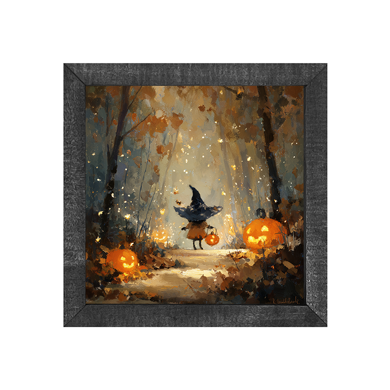 Halloween Friends - Witch on Forest Path