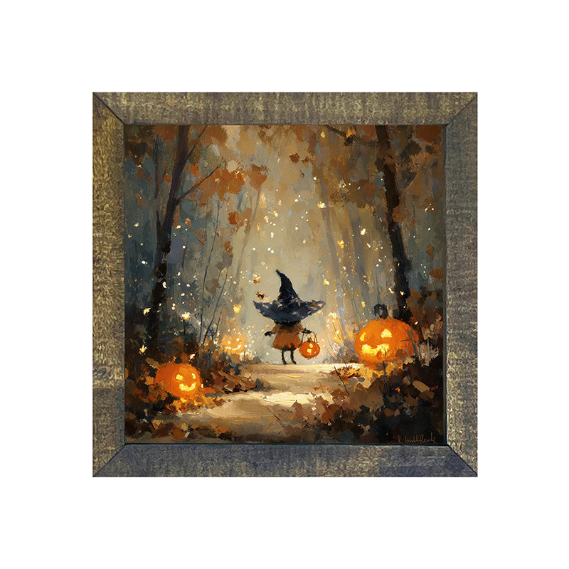 Halloween Friends - Witch on Forest Path