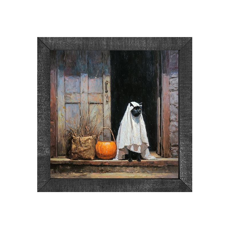 Trick or Treating Pets - Cat at the Door